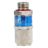 Sprayer Switch Connector with G1/4 External Thread 360° Rotating Water Tube Anti Winding Fittings - Top-Down View