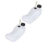 2Pcs Gas Fuel Tank Lawn Mower Fuel Tank Replacement Part for 40‑5 139 32 Type Brush Cutter - Top-Down View