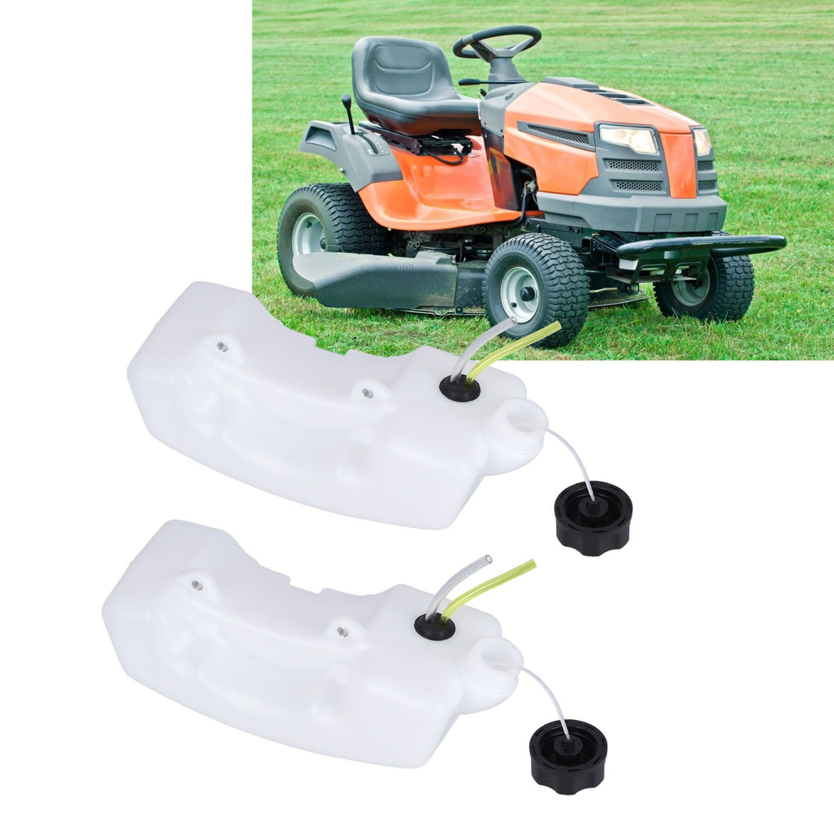 2Pcs Gas Fuel Tank Lawn Mower Fuel Tank Replacement Part for 40‑5 139 32 Type Brush Cutter