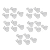 25 Set Hanging Chicken Waterer Automatic Drinking Bowl Cup Poultry Drinking Machine - Low Angle