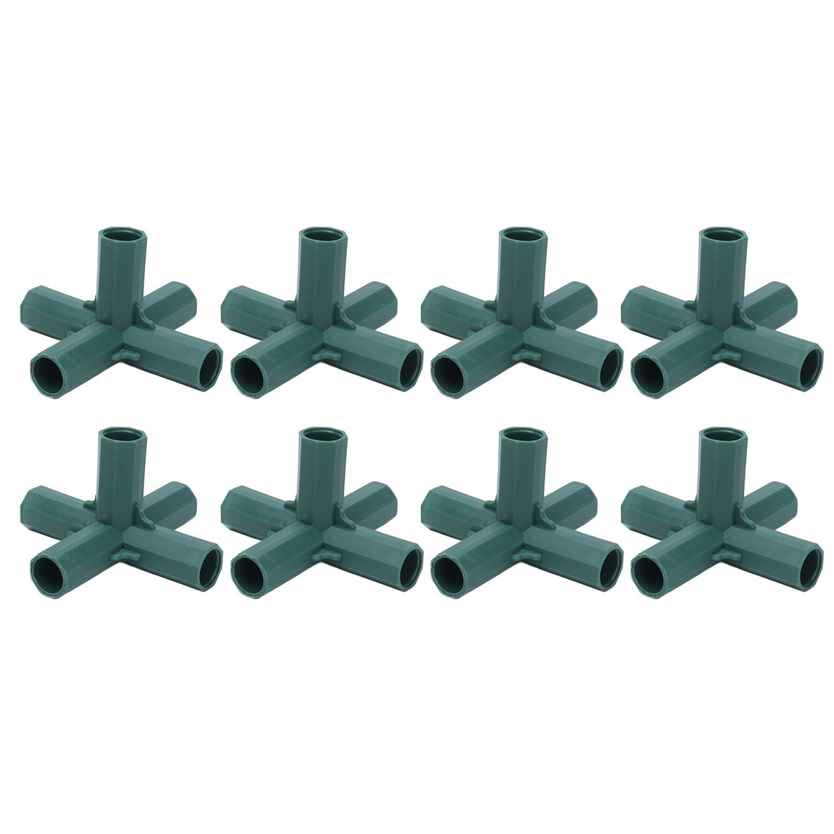 8PCS Plant Support Joint 5 Way Garden Stake Joint Plastic Plant Stake Connector for Greenhouse