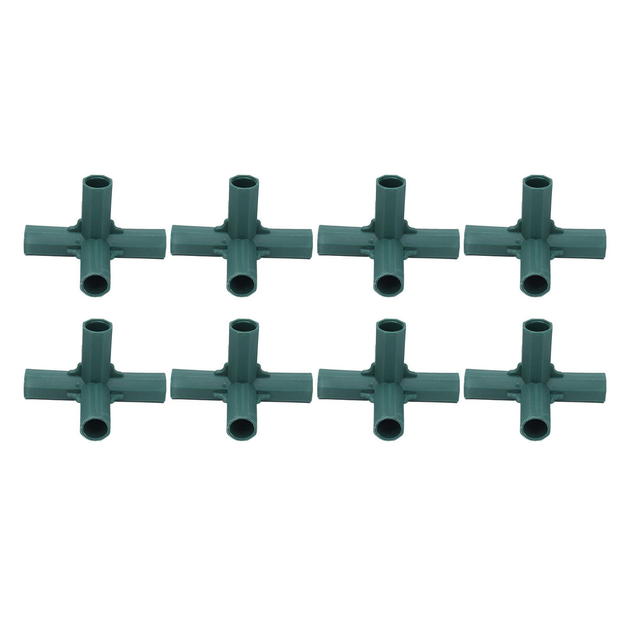 8PCS Plant Support Joint 5 Way Garden Stake Joint Plastic Plant Stake Connector for Greenhouse