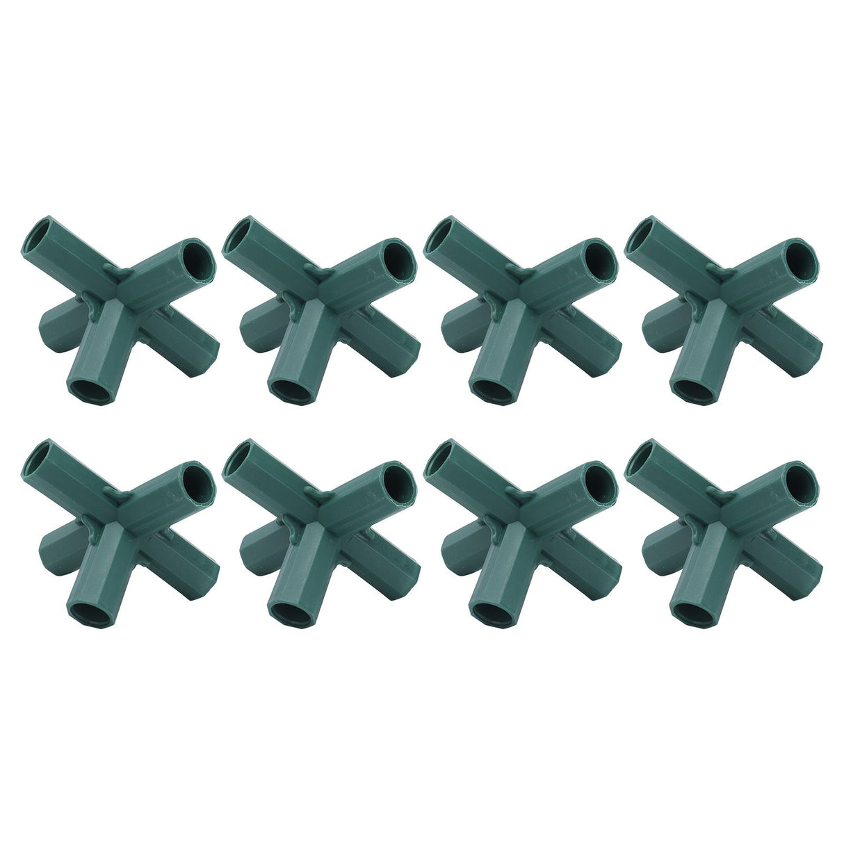 8PCS Plant Support Joint 5 Way Garden Stake Joint Plastic Plant Stake Connector for Greenhouse