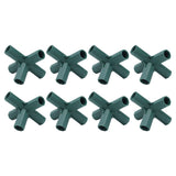 8PCS Plant Support Joint 5 Way Garden Stake Joint Plastic Plant Stake Connector for Greenhouse