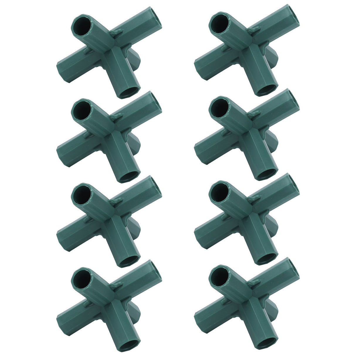 8PCS Plant Support Joint 5 Way Garden Stake Joint Plastic Plant Stake Connector for Greenhouse