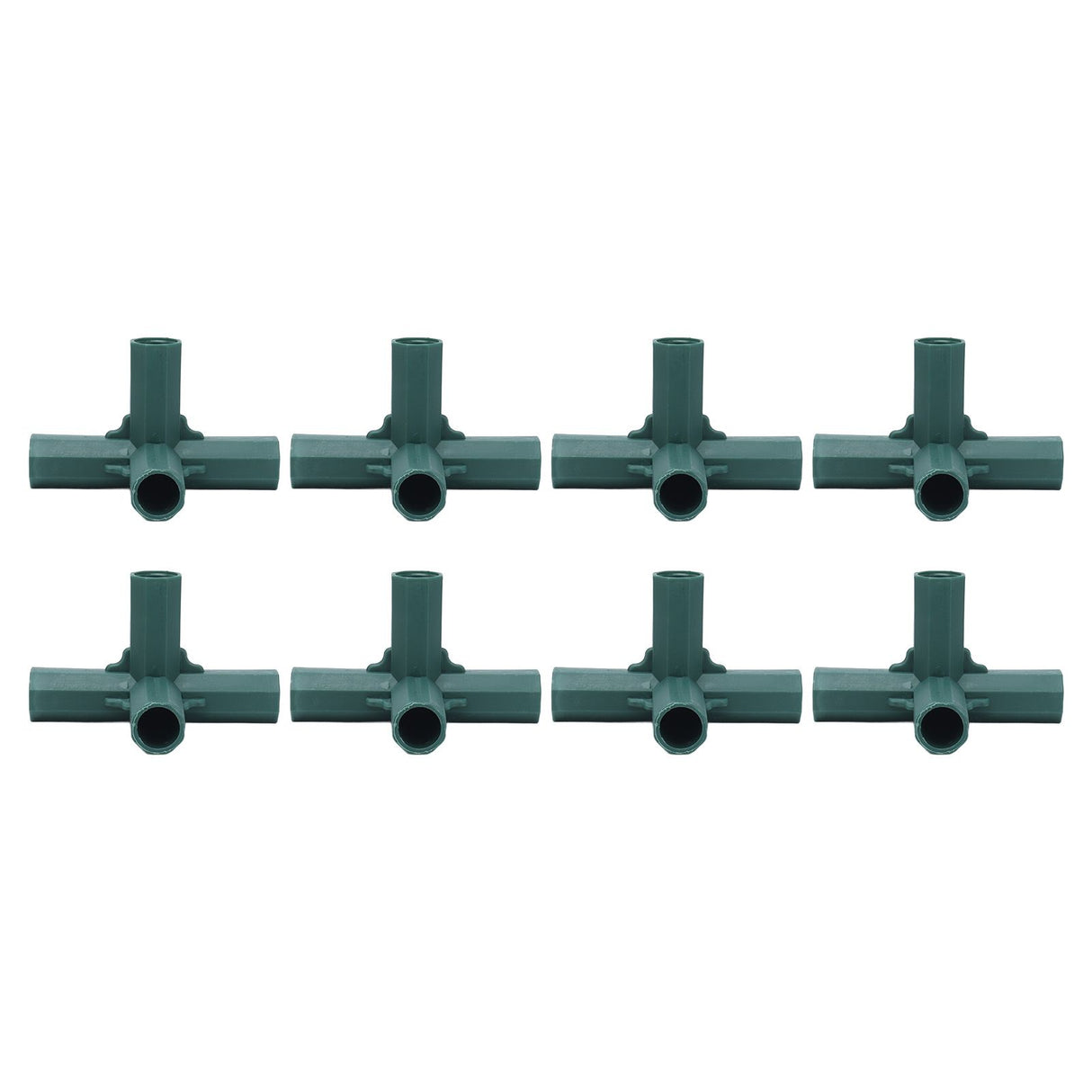 8PCS Plant Support Joint 5 Way Garden Stake Joint Plastic Plant Stake Connector for Greenhouse