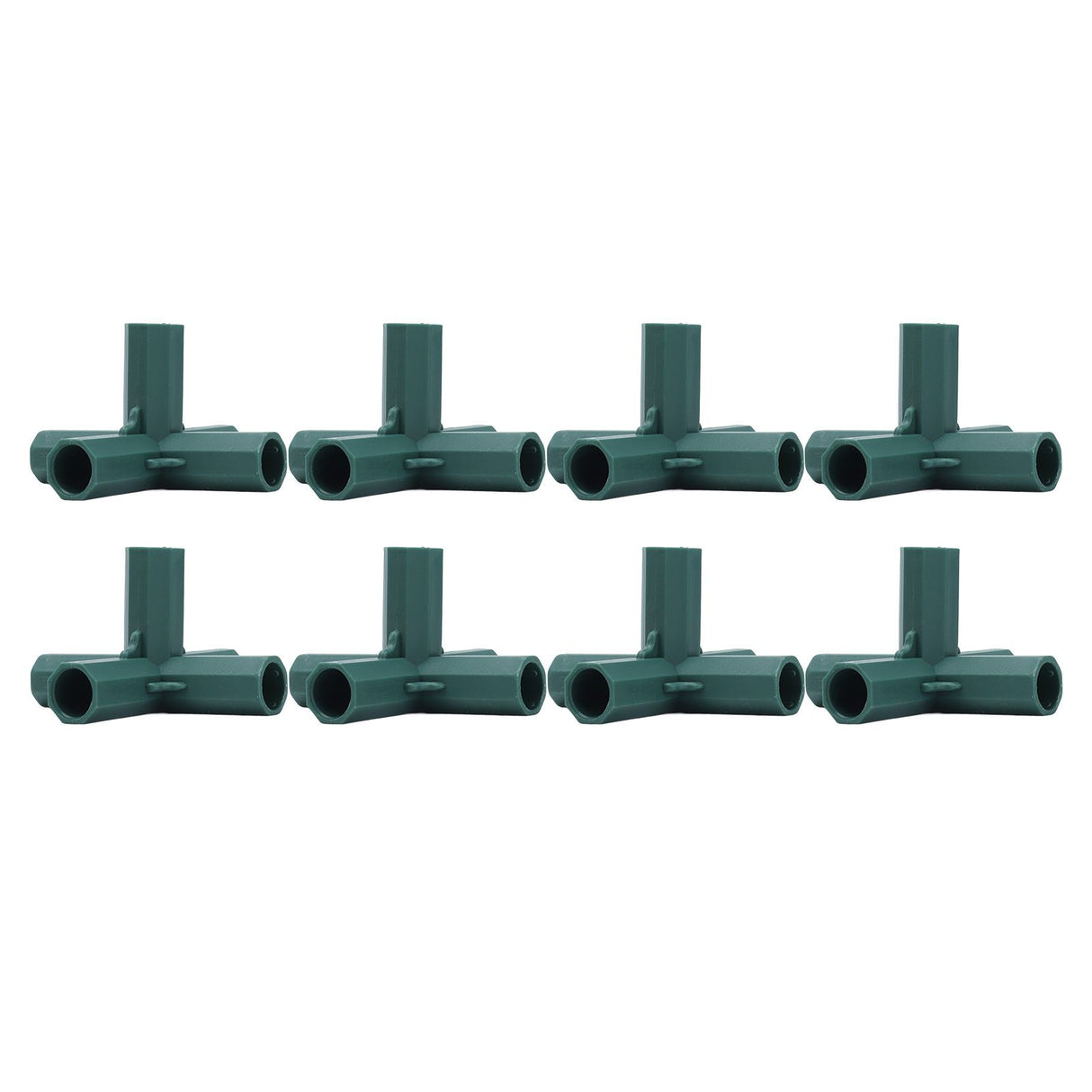 8PCS Plant Support Joint 5 Way Garden Stake Joint Plastic Plant Stake Connector for Greenhouse