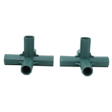 8PCS Plant Support Joint 5 Way Garden Stake Joint Plastic Plant Stake Connector for Greenhouse - Extra Image