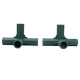 8PCS Plant Support Joint 5 Way Garden Stake Joint Plastic Plant Stake Connector for Greenhouse - Extra Image
