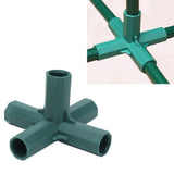 8PCS Plant Support Joint 5 Way Garden Stake Joint Plastic Plant Stake Connector for Greenhouse - Extra Image