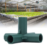 8PCS Plant Support Joint 5 Way Garden Stake Joint Plastic Plant Stake Connector for Greenhouse - Extra Image