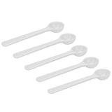 100Pcs Plastic Fertilizer Spoon 2ml/1g High Temperature Resistance Measuring Spoon for Gardening
