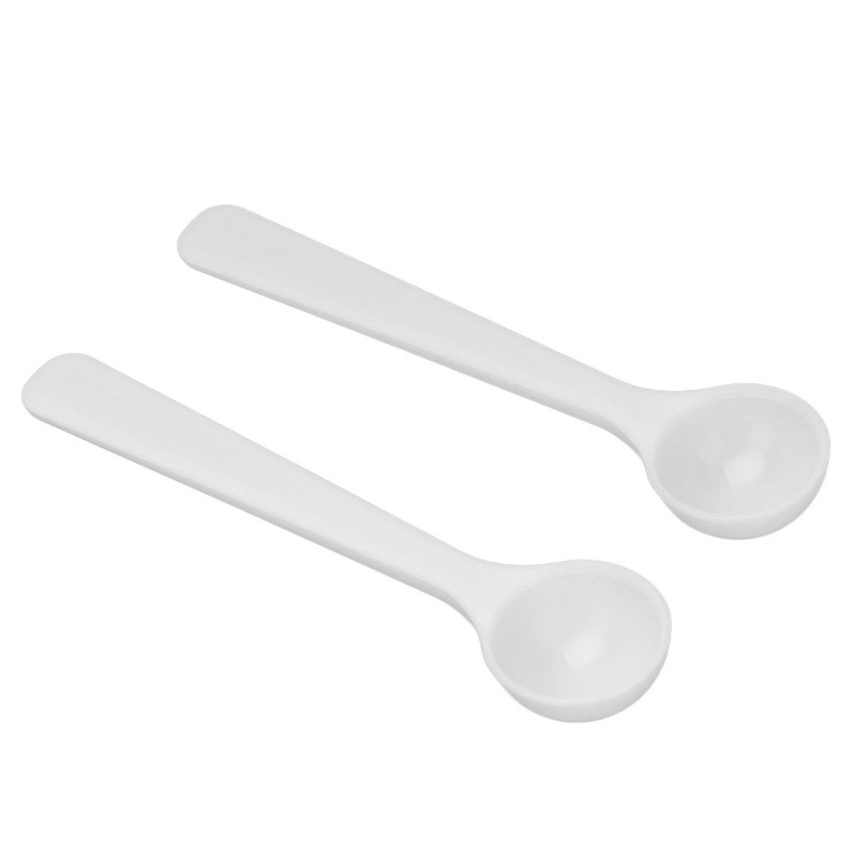 100Pcs Plastic Fertilizer Spoon 2ml/1g High Temperature Resistance Measuring Spoon for Gardening