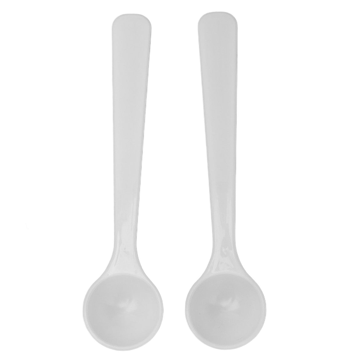 100Pcs Plastic Fertilizer Spoon 2ml/1g High Temperature Resistance Measuring Spoon for Gardening