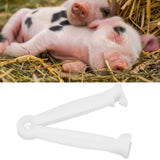 200PCS Pig Umbilical Cord Clamp Disposable Livestock Umbilical Cord Clip for Veterinary Farming