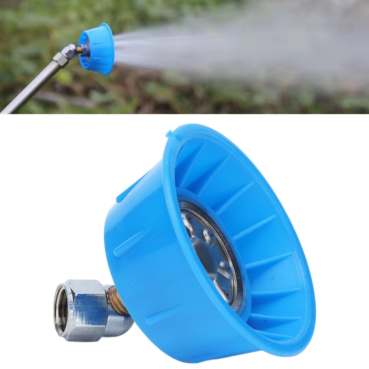 7 Holes Elbow Atomizing Nozzle G1/4 Female Thread Garden Agricultural High Pressure Pesticide Sprayer Nozzle