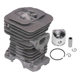 38mm Cylinder Piston Kit Chainsaw Replacement Parts Fit for Husqvarna 136 137 141 Chain Saw - Front View