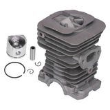 38mm Cylinder Piston Kit Chainsaw Replacement Parts Fit for Husqvarna 136 137 141 Chain Saw - Side View