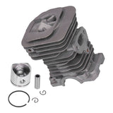 38mm Cylinder Piston Kit Chainsaw Replacement Parts Fit for Husqvarna 136 137 141 Chain Saw - Top-Down View
