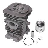 38mm Cylinder Piston Kit Chainsaw Replacement Parts Fit for Husqvarna 136 137 141 Chain Saw - 45-Degree Angle