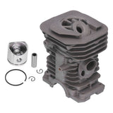 38mm Cylinder Piston Kit Chainsaw Replacement Parts Fit for Husqvarna 136 137 141 Chain Saw - Low Angle