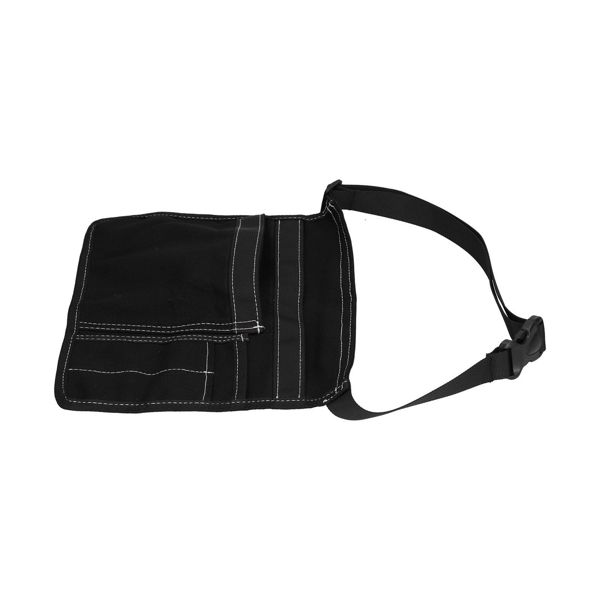 Tool Waist Bag Lightweight Multi Pocket Oxford Cloth Waist Tool Pouch for Garden Climbing OutdoorBlack