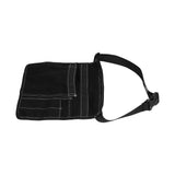 Tool Waist Bag Lightweight Multi Pocket Oxford Cloth Waist Tool Pouch for Garden Climbing OutdoorBlack - Close-Up Angle