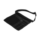 Tool Waist Bag Lightweight Multi Pocket Oxford Cloth Waist Tool Pouch for Garden Climbing OutdoorBlack