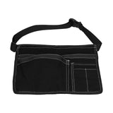 Tool Waist Bag Lightweight Multi Pocket Oxford Cloth Waist Tool Pouch for Garden Climbing OutdoorBlack