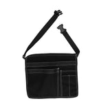 Tool Waist Bag Lightweight Multi Pocket Oxford Cloth Waist Tool Pouch for Garden Climbing OutdoorBlack