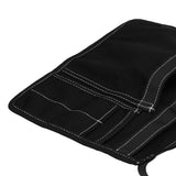 Tool Waist Bag Lightweight Multi Pocket Oxford Cloth Waist Tool Pouch for Garden Climbing OutdoorBlack