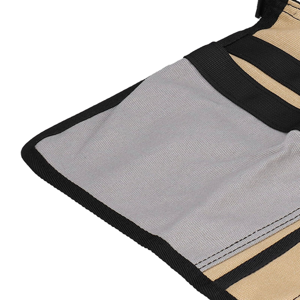 Tool Waist Bag Lightweight Multi Pocket Oxford Cloth Waist Tool Pouch for Garden Climbing Outdoor(Grey Khaki )