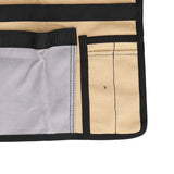 Tool Waist Bag Lightweight Multi Pocket Oxford Cloth Waist Tool Pouch for Garden Climbing Outdoor(Grey Khaki )