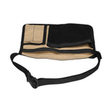 Tool Waist Bag Lightweight Multi Pocket Oxford Cloth Waist Tool Pouch for Garden Climbing Outdoor(Black Khaki )