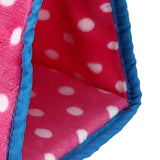 Bird Bed Foldable Portable Comfortable Flannel Triangular Hanging Bird Hammock with Hooks for Parrots Hamsters SquirrelsPink - Extra Image