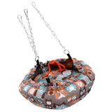 Bird Bed Safe Warm Soft Plush Easy Storage Space Saving Easy Cleaning Suspensible Design Bird Nest for Home Travel - Close-Up Angle