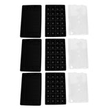 3Set 24 Hole Plant Growing Tray Propagation Tray Breathable Seedling Plate Garden Nursery Tray - 45-Degree Angle