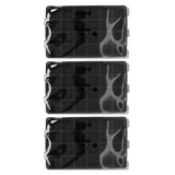 3Set 24 Hole Plant Growing Tray Propagation Tray Breathable Seedling Plate Garden Nursery Tray - Rear View