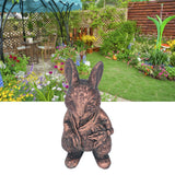 Simulation Animal Resin Sculpture Ornaments Garden Landscape Figurines Crafts Rabbit Decoration