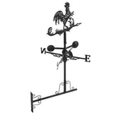 Lawn Direction Mark Garden Wrought Iron Direction Mark for Outdoor Decoration - Top-Down View