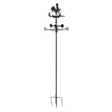 Lawn Direction Mark Garden Wrought Iron Direction Mark for Outdoor Decoration