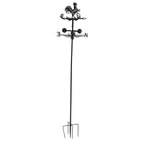 Lawn Direction Mark Garden Wrought Iron Direction Mark for Outdoor Decoration - Rear View
