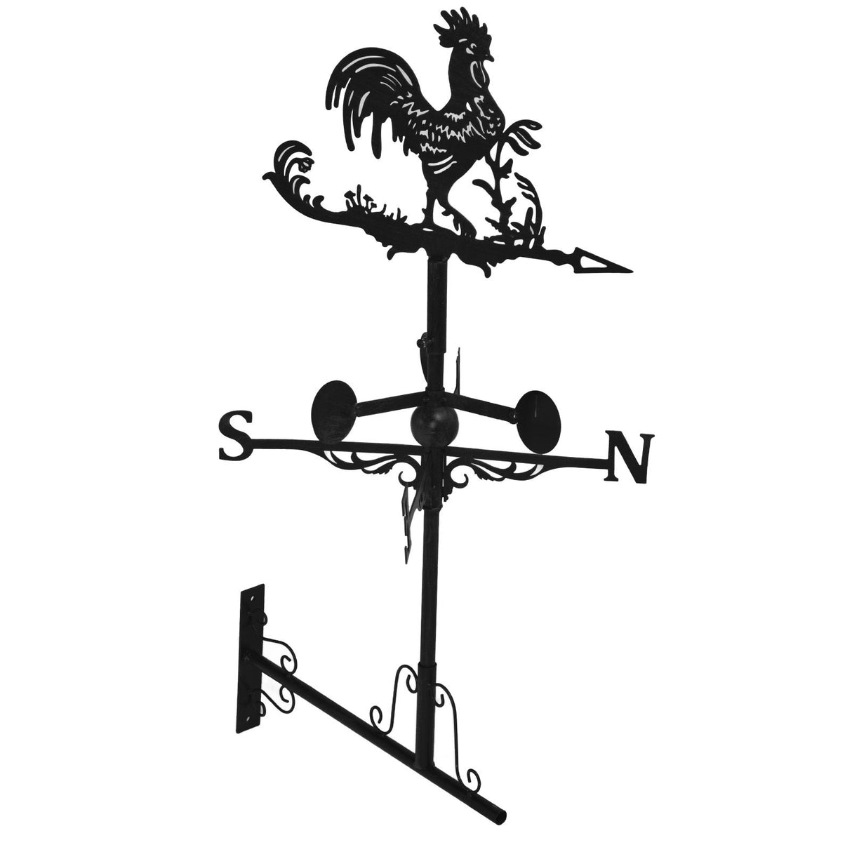 Lawn Direction Mark Garden Wrought Iron Direction Mark for Outdoor Decoration