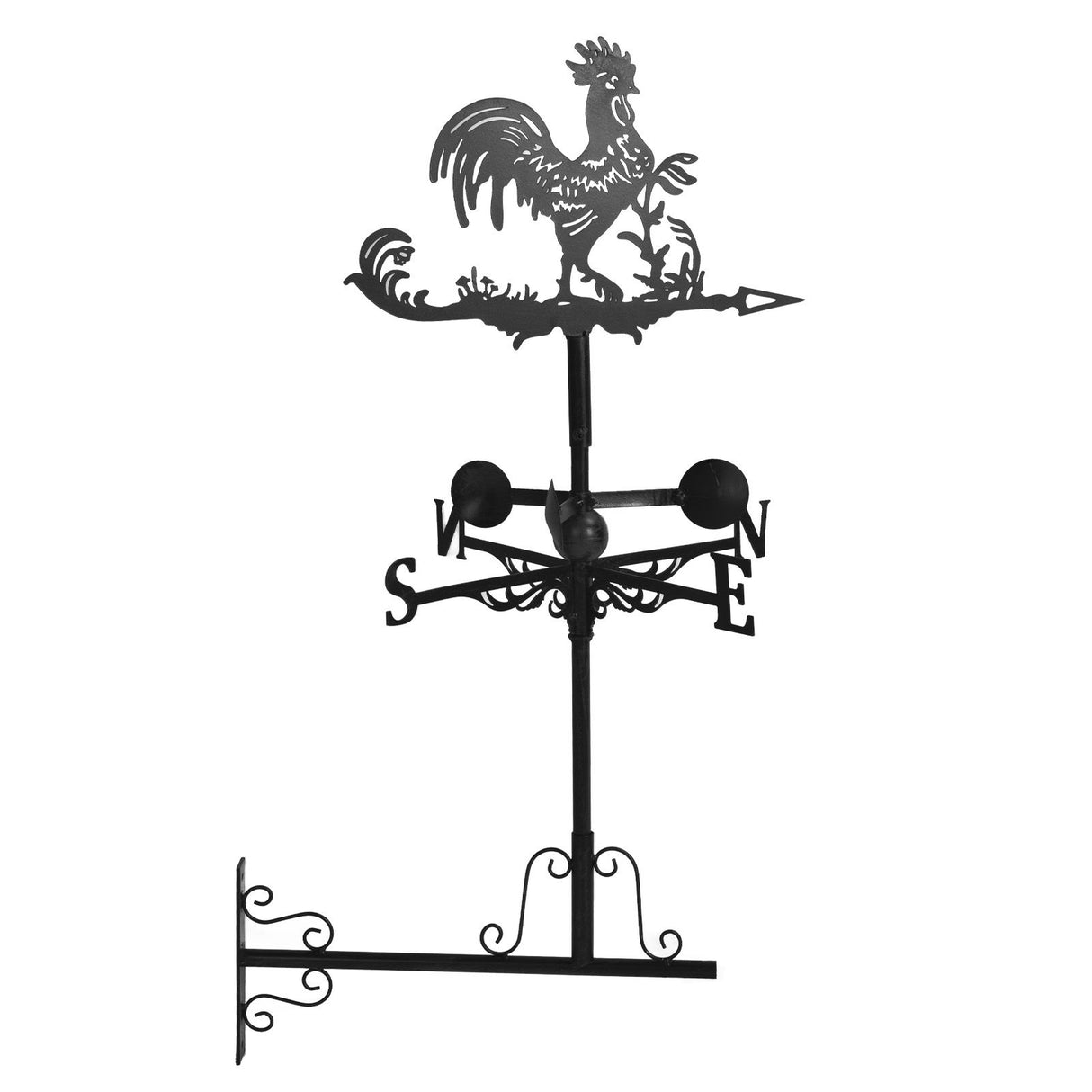 Lawn Direction Mark Garden Wrought Iron Direction Mark for Outdoor Decoration