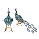 Outdoor Solar Light Vivid Peacock Sculpture Light Garden Decoration Light for Courtyard Lawn60x37 cm / 23.6x14.6 in - Close-Up Angle