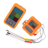 Wireless Meat Thermometer Digital BBQ Thermometer with 4 Probes for Kitchen Cooking Oven Grilling Smoking