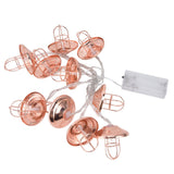 LED String Light Energy Saving Battery Operated LED Hollow String Lamp for Outdoor Picnic Camping - Top-Down View