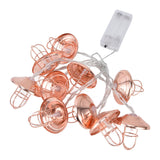 LED String Light Energy Saving Battery Operated LED Hollow String Lamp for Outdoor Picnic Camping