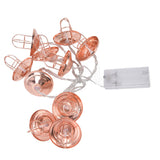 LED String Light Energy Saving Battery Operated LED Hollow String Lamp for Outdoor Picnic Camping