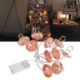 LED String Light Energy Saving Battery Operated LED Hollow String Lamp for Outdoor Picnic Camping